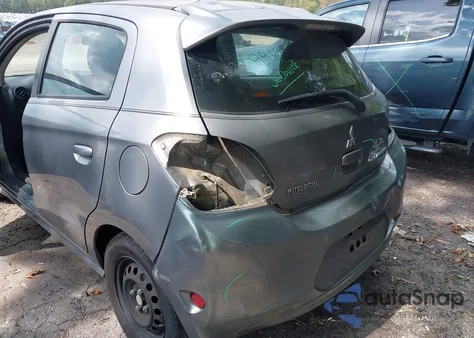 2015 Mitsubishi Mirage De/Rf from USA, damaged, VIN ML32A3HJ7FH039489